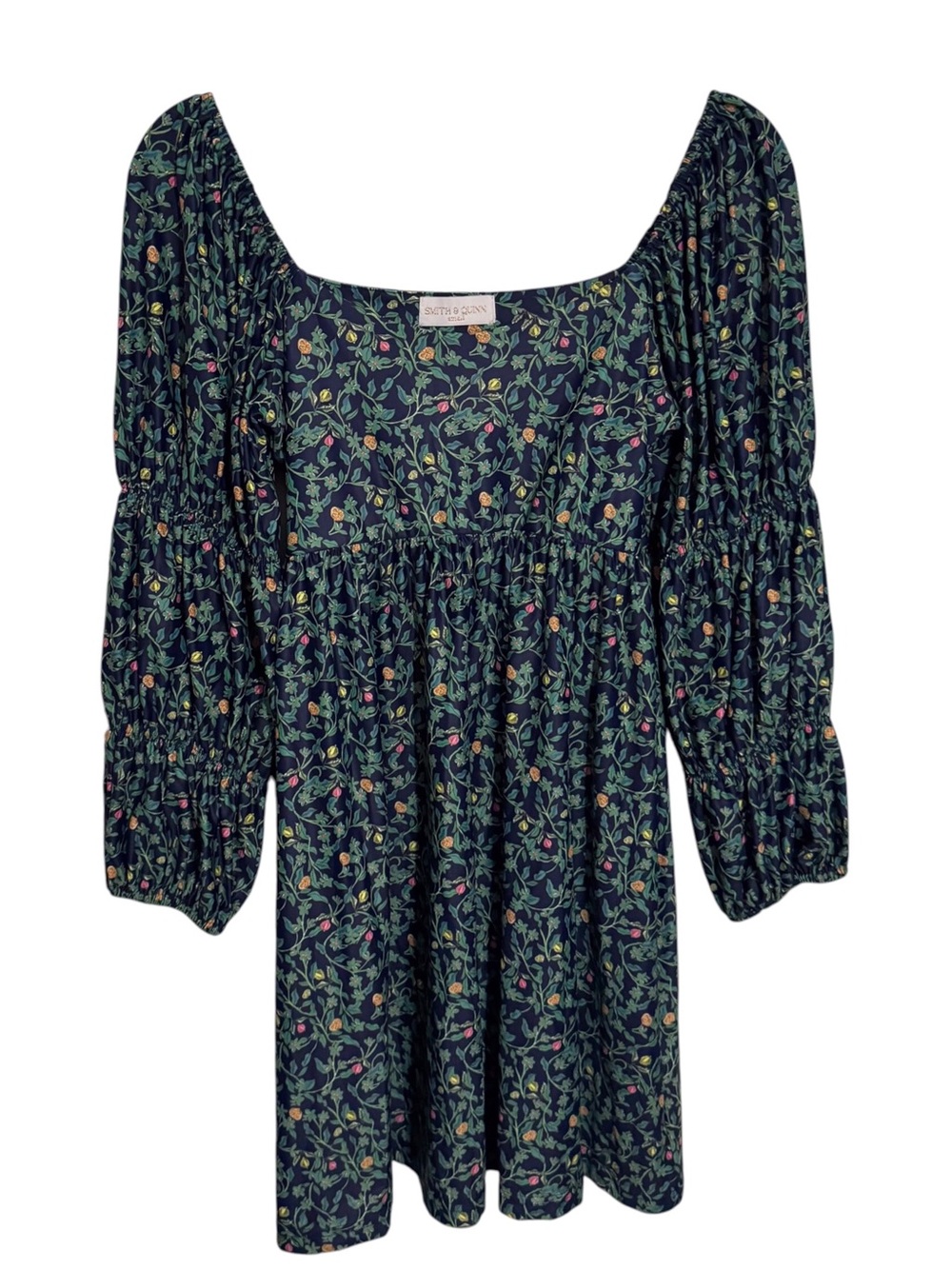 Smith & Quinn Small Floral Ditsy Babydoll Mini Dress Boho Western Cottagecore